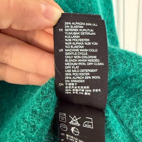 & Other Stories Teal Women's Sweater - Picture 4 of 4